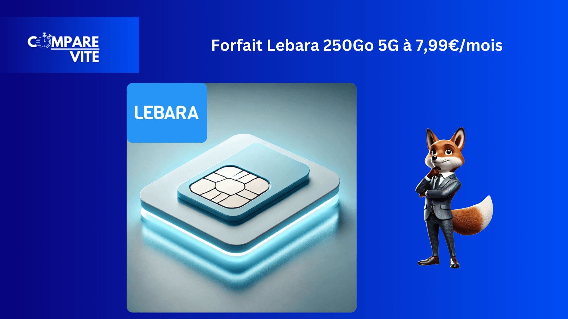 Forfait Lebara 250Go 5G à Seulement 7,99€/mois : L’Offre Imbattable à Saisir !