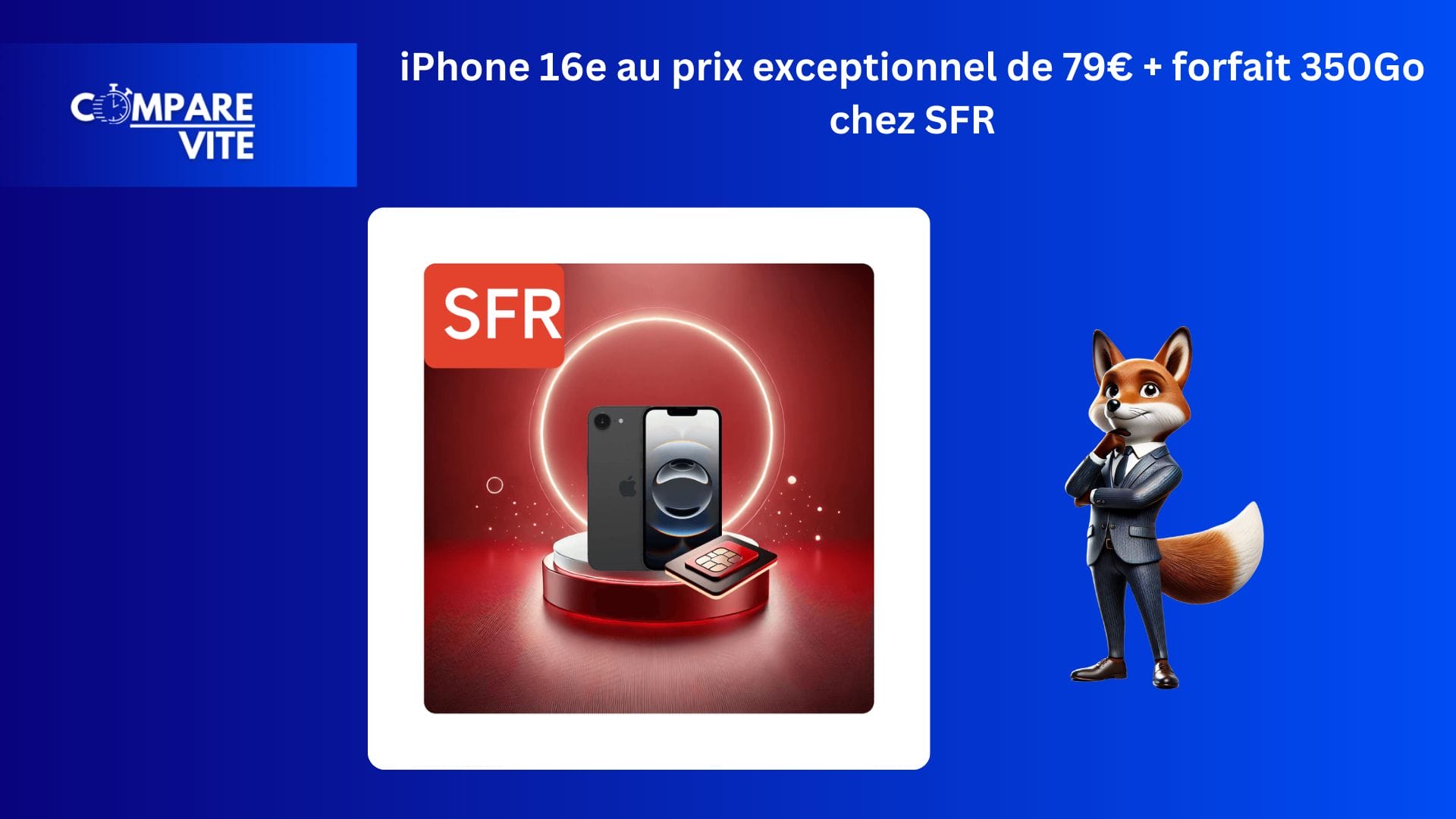 iPhone 16e chez SFR : L&rsquo;Offre Exceptionnelle à 79€