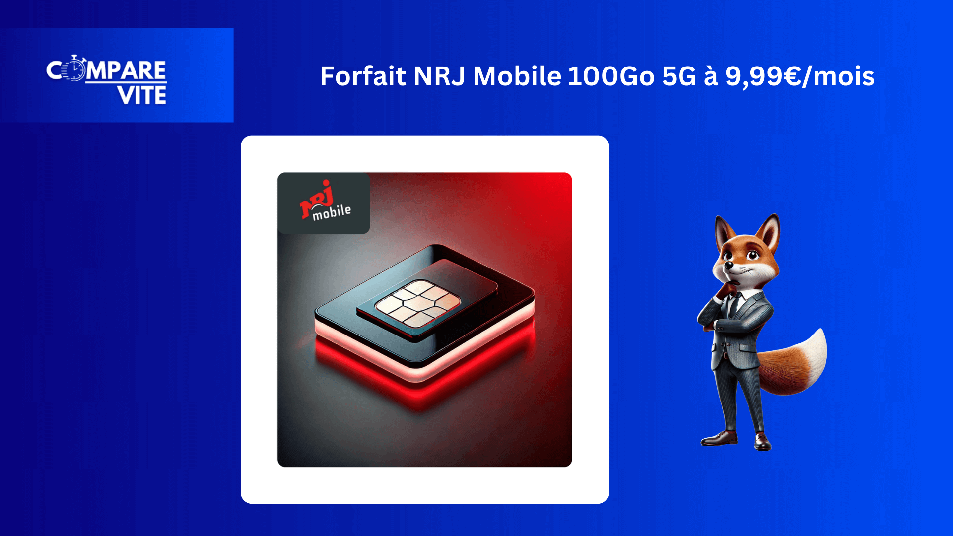 NRJ Mobile 100Go 5G à 9,99€/mois : Le Forfait Parfait Pour Rester Connecté !