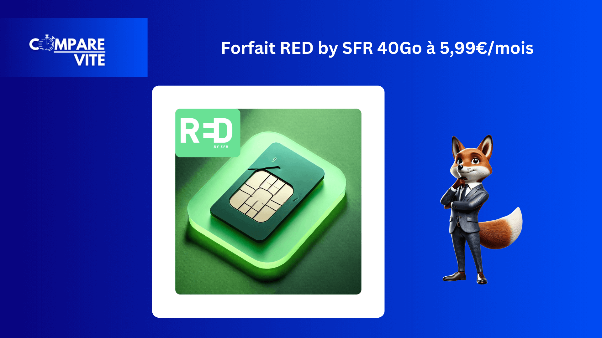 Forfait RED by SFR 40Go à 5,99€/mois : L’Offre Idéale à Petit Prix !