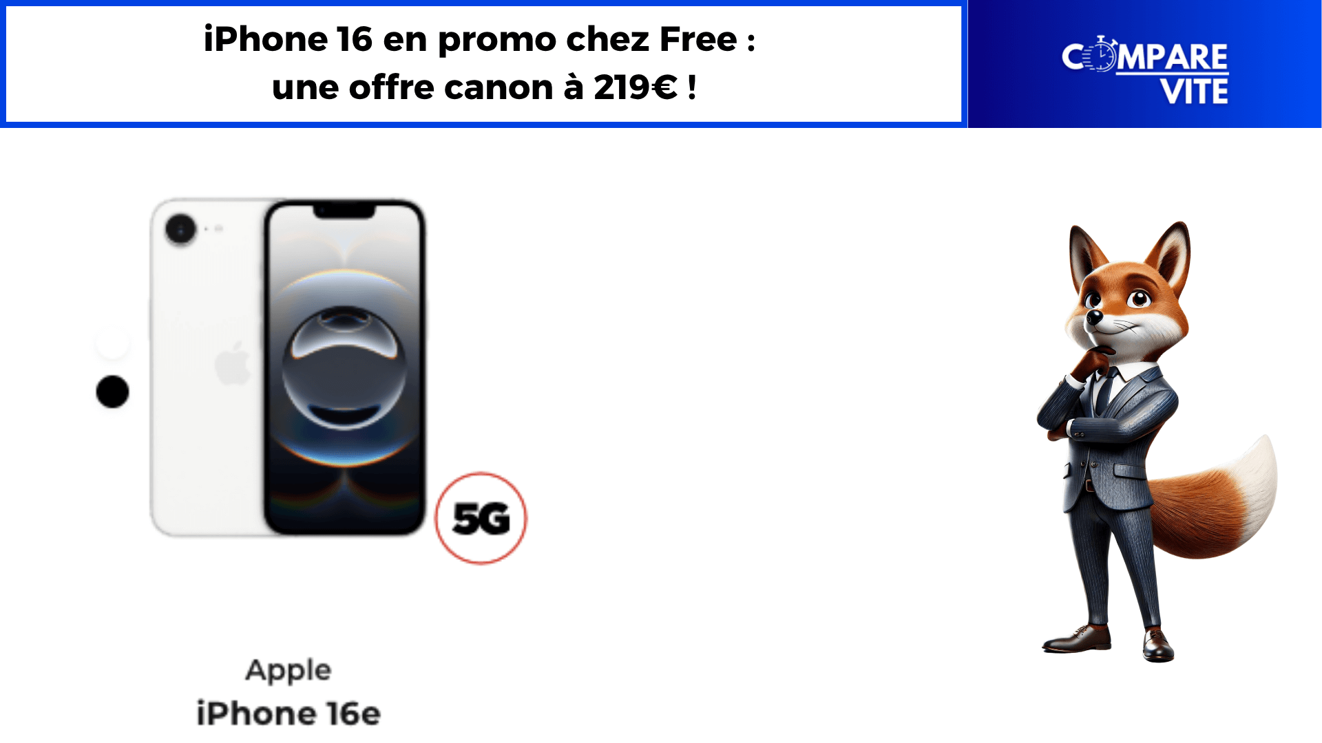 iPhone 16e : SFR lance une offre choc avec forfait 350 Go et 80€ de remboursement