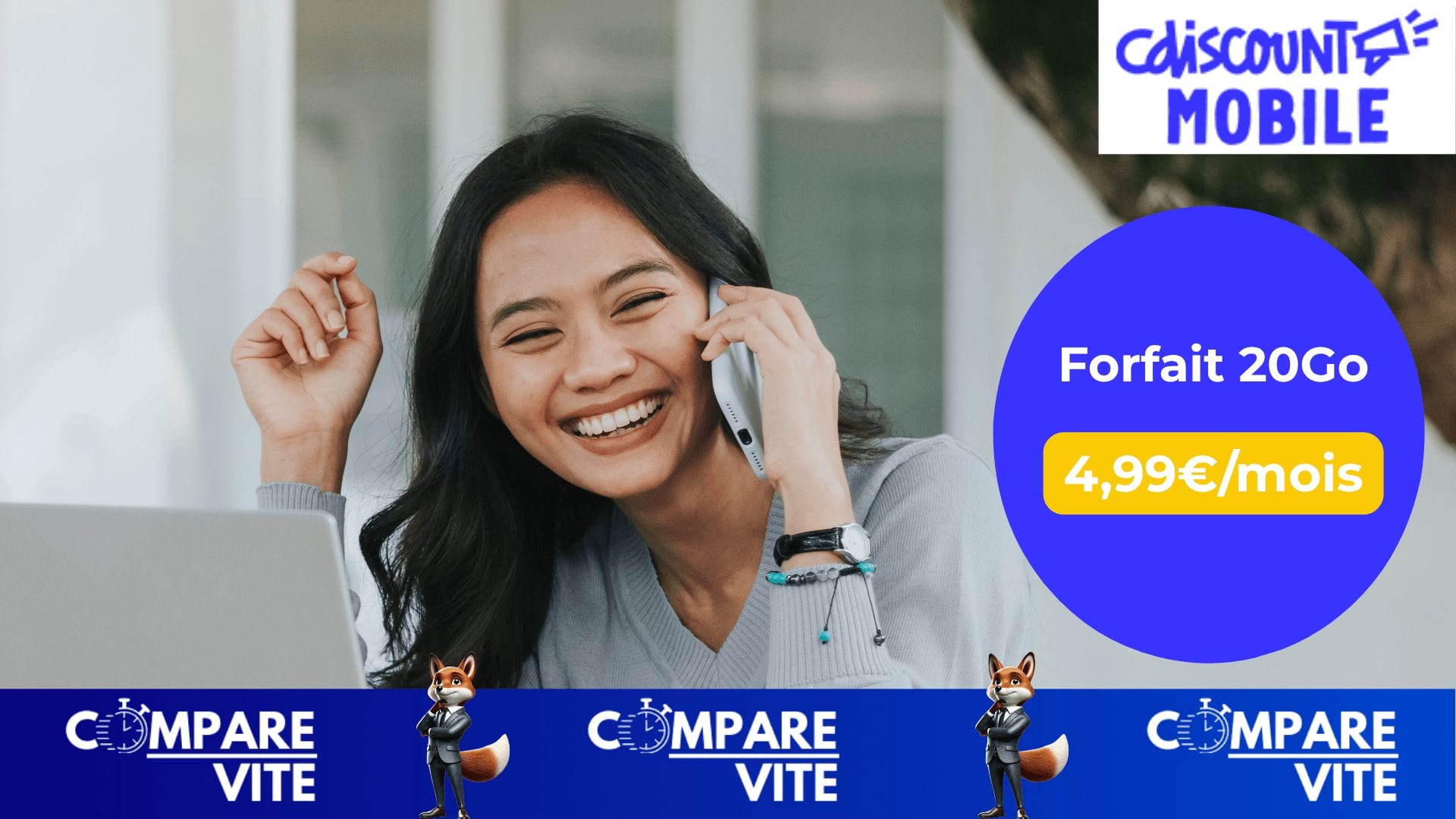Une offre à petit prix signée Cdiscount Mobile