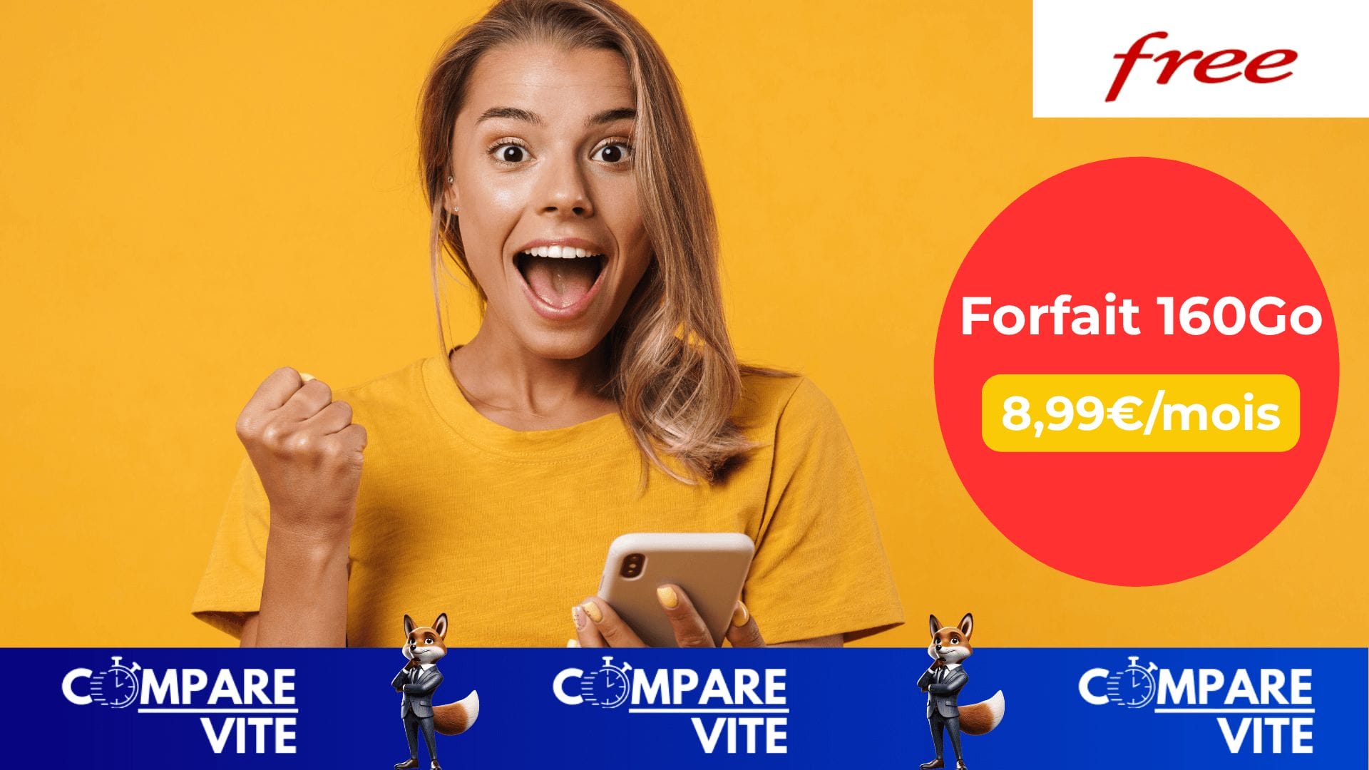 Forfait Free 160 Go à 8,99€/mois : l’une des meilleures offres du moment